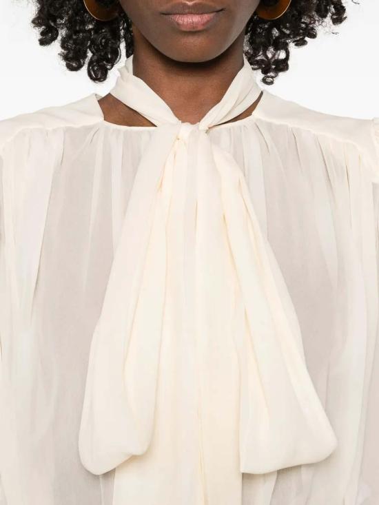 26SS 엘리자베타프랜치 블라우스 CB00661E2193 WHITE - ELISABETTA FRANCHI