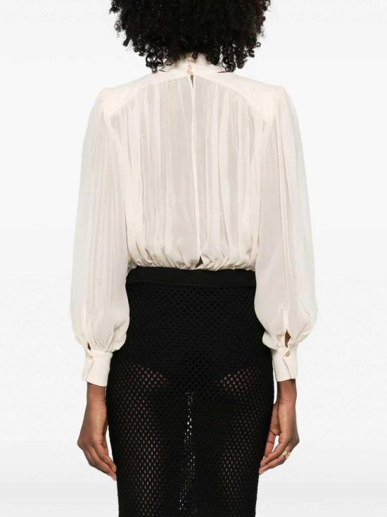 26SS 엘리자베타프랜치 블라우스 CB00661E2193 WHITE - ELISABETTA FRANCHI