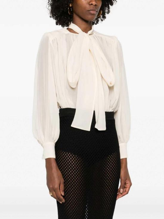 26SS 엘리자베타프랜치 블라우스 CB00661E2193 WHITE - ELISABETTA FRANCHI
