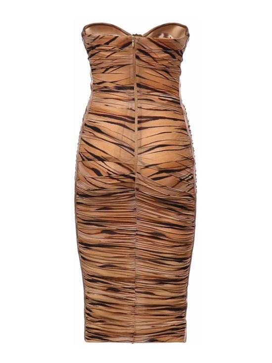26SS 엘리자베타프랜치 원피스 AB94562E2470 Camel - ELISABETTA FRANCHI