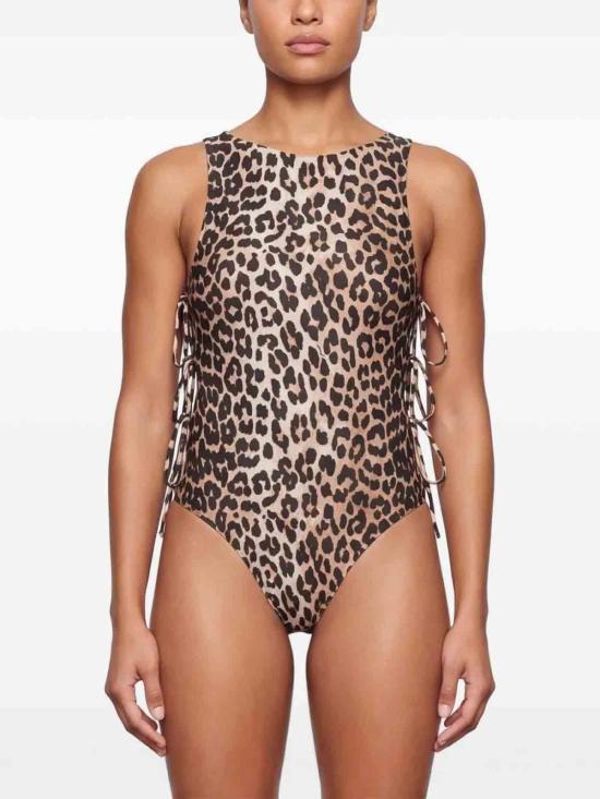 26FW 가니 원피스 A3020022859 Animal Print - GANNI
