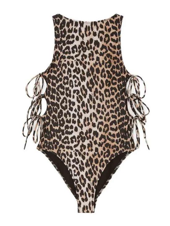 26FW 가니 원피스 A3020022859 Animal Print