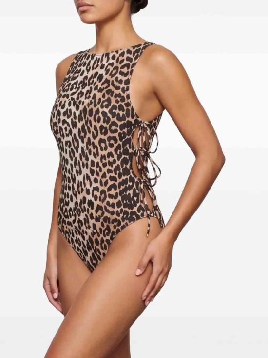 26FW 가니 원피스 A3020022859 Animal Print - GANNI