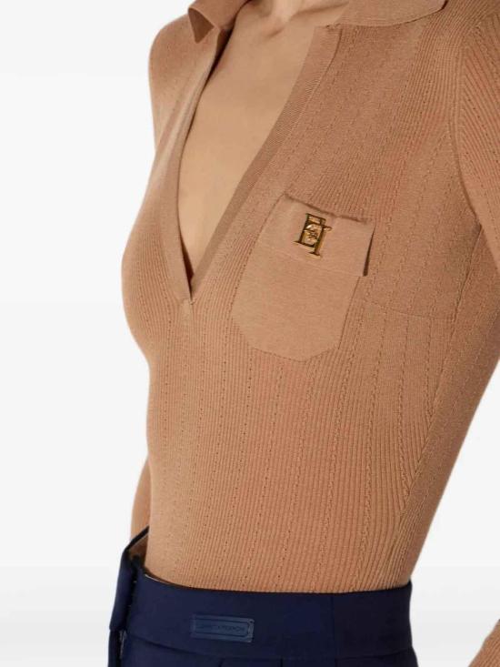 26FW 엘리자베타프랜치 민소매 티셔츠 BK02B66E2FK4 Brown - ELISABETTA FRANCHI