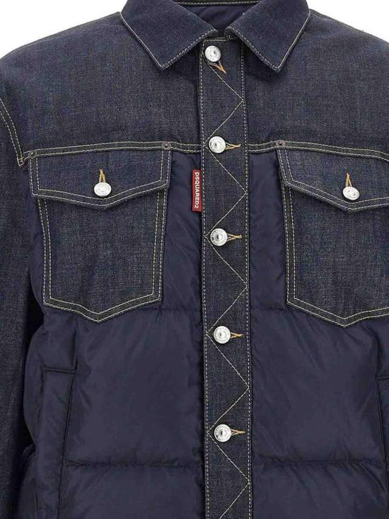 26FW 디스퀘어드2 데님 자켓 S74AM1610D30011964 DARK BLUE - DSQUARED2