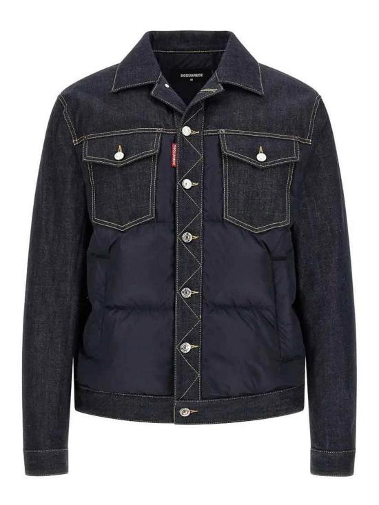 26FW 디스퀘어드2 데님 자켓 S74AM1610D30011964 DARK BLUE