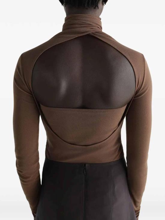 26FW 르메르 민소매 티셔츠 TS0053LJ1070BR423 Brown - LEMAIRE