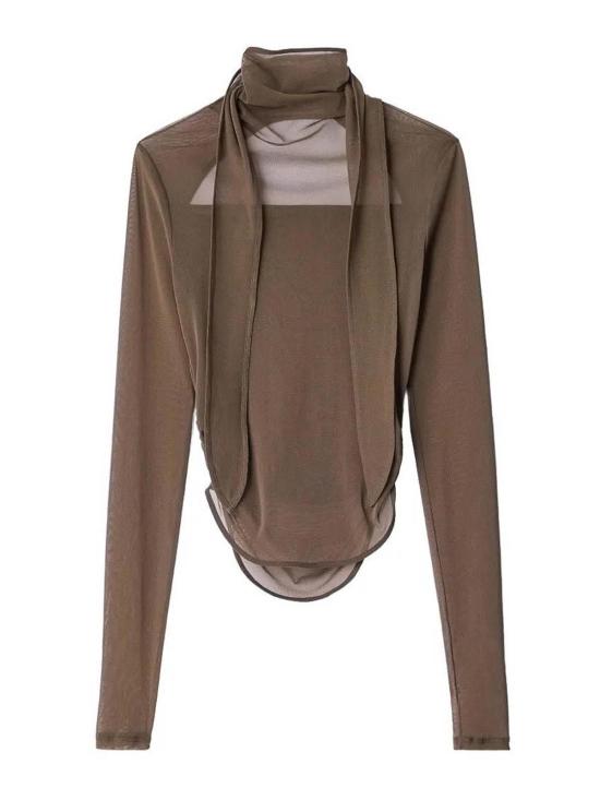 26FW 르메르 민소매 티셔츠 TS0053LJ1070BR423 Brown