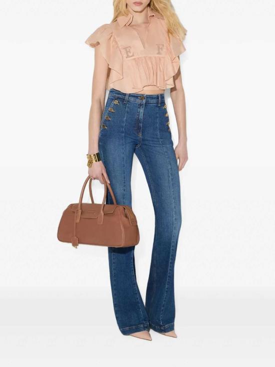 26FW 엘리자베타프랜치 플레어 팬츠 PJ12D66E2139 Blue - ELISABETTA FRANCHI