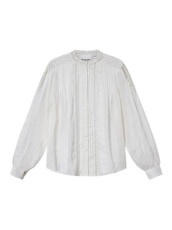 26FW 이자벨마랑 민소매 티셔츠 HT0942FAD3J04E20WH White