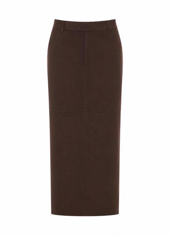 26FW 엘레 미디 스커트 0134 MORO Brown