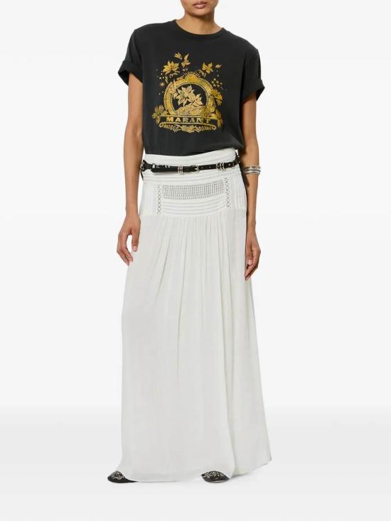 26FW 이자벨마랑 미디 스커트 JU0538FAD3J04E20WH White - ISABEL MARANT