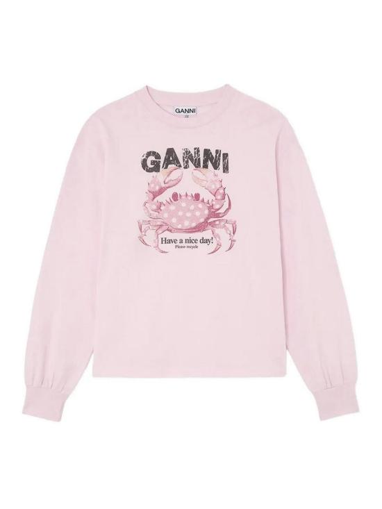 26FW 가니 반팔 티셔츠 A1050242868 Pink