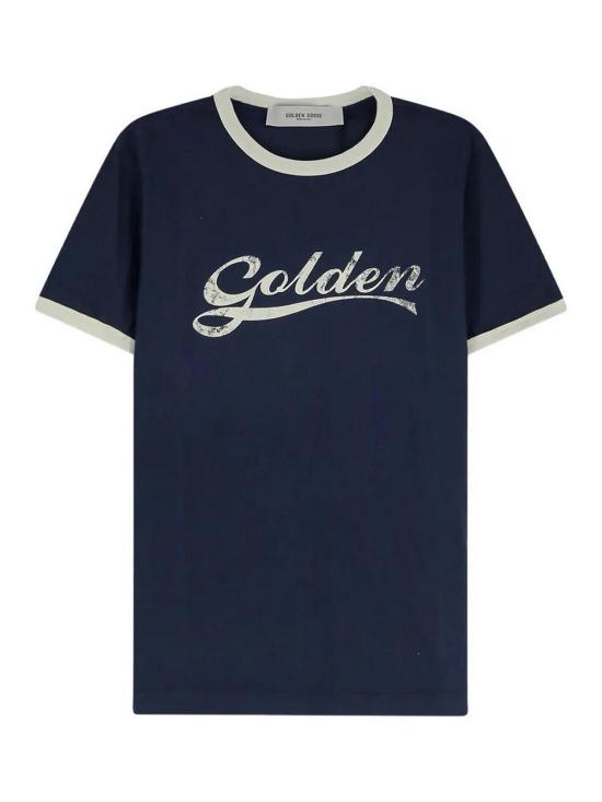 26FW 골든구스 반팔 티셔츠 GMP02761P00262483134 BLUE