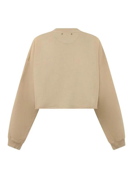 26FW 골든구스 스웨터 GWP02769P00264415969 Beige - GOLDEN GOOSE