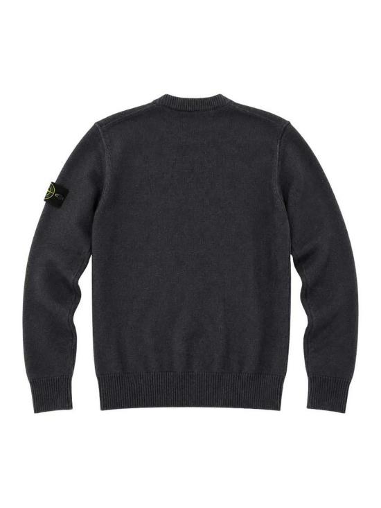 26FW 스톤 아일랜드 램스울 립드 트림 레귤러 핏 크루넥 점퍼 L2S155100072S00A3V0M62 GREY - STONE ISLAND