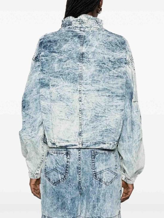 26SS 이자벨마랑 PLUME 플룸 데님 자켓 VE0372FDD1H04E30BU Blue - ISABEL MARANT