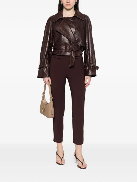 26SS 엘리자베타프랜치 스트레이트 팬츠 PA17061E2644 Brown - ELISABETTA FRANCHI
