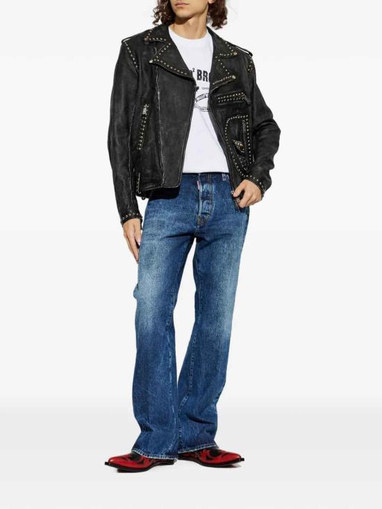26FW 디스퀘어드2 스트레이트 팬츠 S74LB1956S30839470 Dark Blue - DSQUARED2