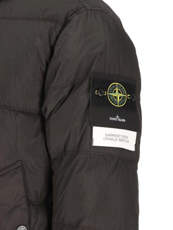 26FW 스톤 아일랜드 크링클 렙스 NY 패딩 재킷 L2S154100037S0A23V0062 GREY - STONE ISLAND