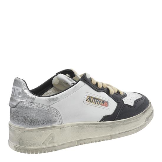 26FW 오트리 슈퍼 빈티지 메달리스트 로우 레더 스니커즈 AVLW SV11 WHITE - AUTRY