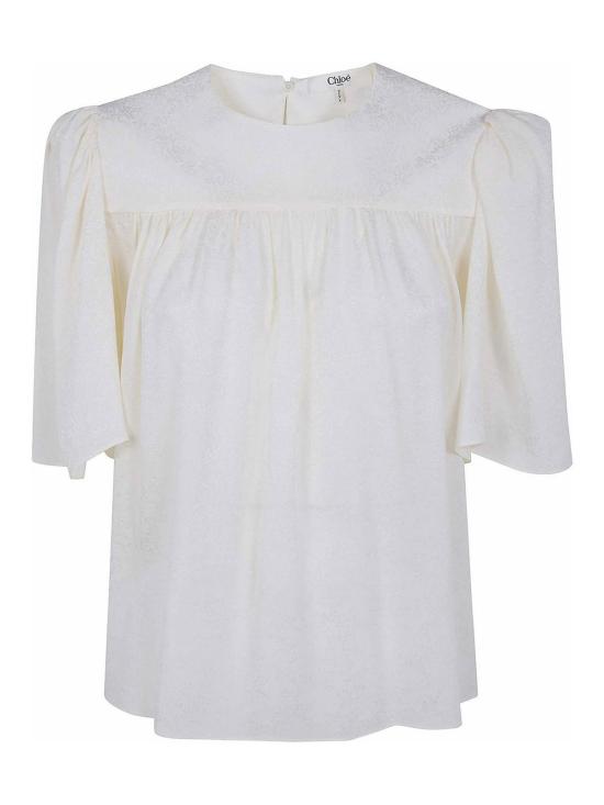 25FW 끌로에 반팔 티셔츠 CH26UHT55332103 WHITE