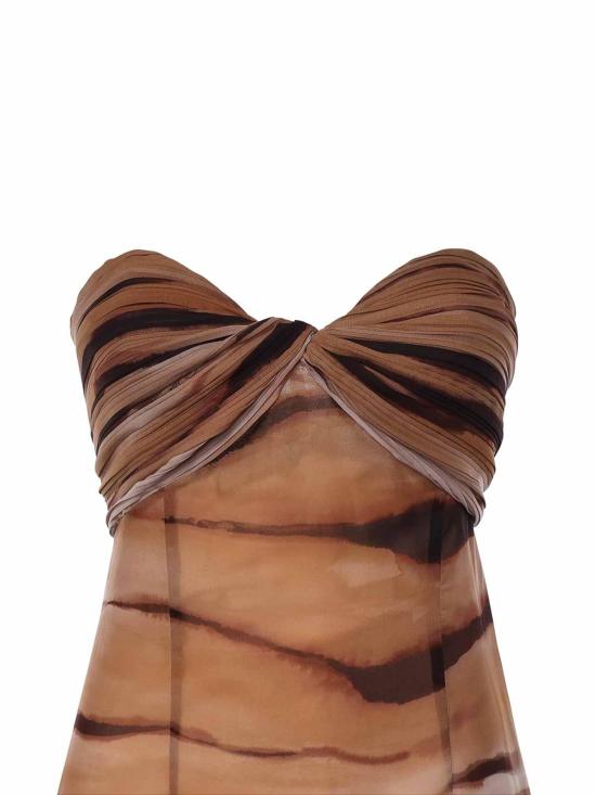 26SS 엘리자베타프랜치 원피스 ABR5562E2470 Camel - ELISABETTA FRANCHI