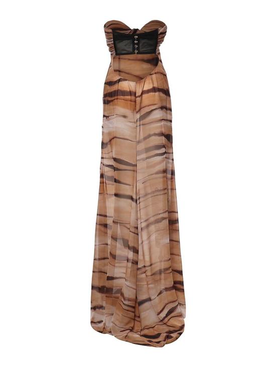 26SS 엘리자베타프랜치 원피스 ABR5562E2470 Camel - ELISABETTA FRANCHI