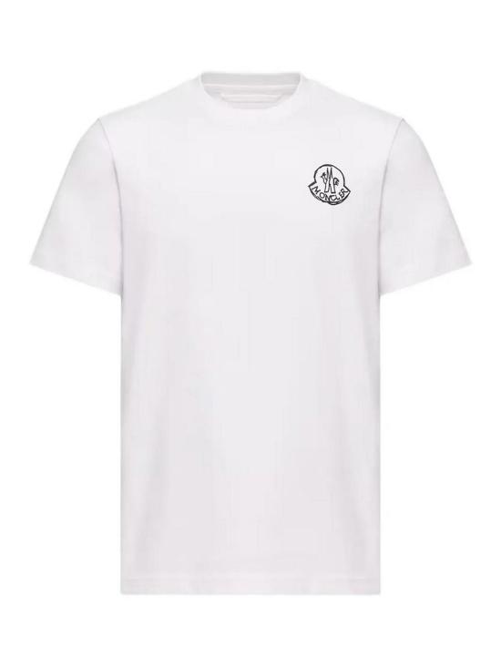 26FW 몽클레어 반팔 티셔츠 L20918C0002589AUG00A White