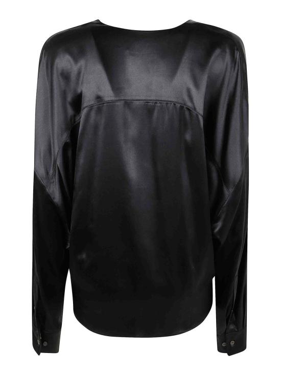  드리스 반 노튼 블라우스 25101071510329E15 BLACK - DRIES VAN NOTEN