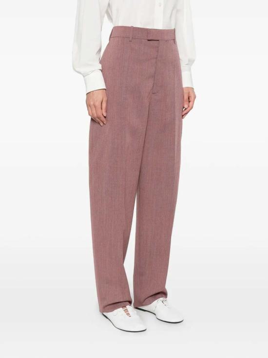 25FW 보테가베네타 스트레이트 팬츠 856110V6DL05117 Pink - BOTTEGA VENETA
