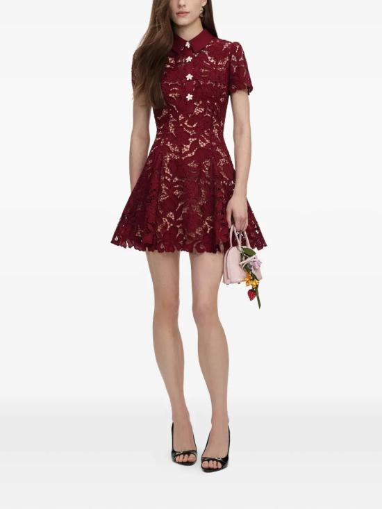26FW 셀프 포트레이트 숏팬츠 PF26111SABU Dark Red - SELF PORTRAIT