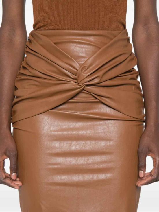 26FW 엘리자베타프랜치 미디 스커트 GO21966E2FK3 Brown - ELISABETTA FRANCHI
