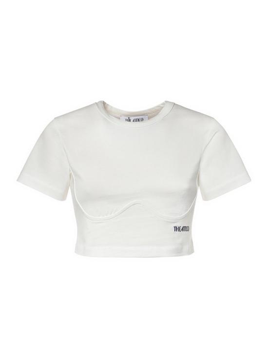 26FW 디 아티코 반팔 티셔츠 261WCT00364JJJ025AA001 White