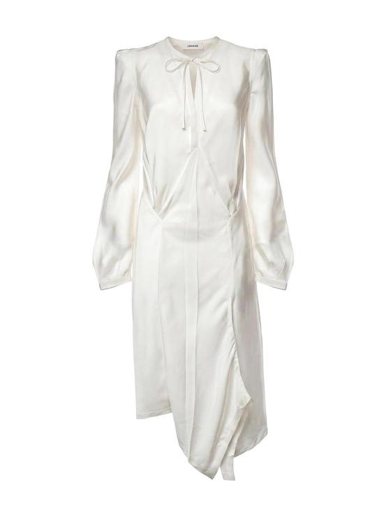 26SS 르메르 롱 원피스 DR1135LF1611WH001 White