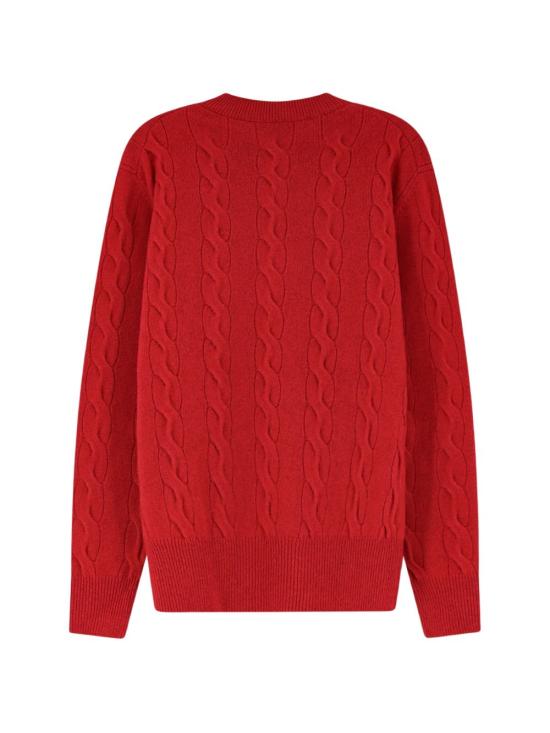 26FW 아미 스웨터 UKS880KN0189 A186 ROUGE RUBIS - AMI