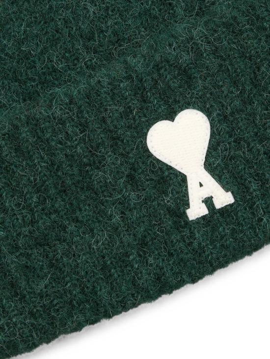 26FW 아미 비니 UBO005KN0135 A279 Vert bouteille ecru - AMI