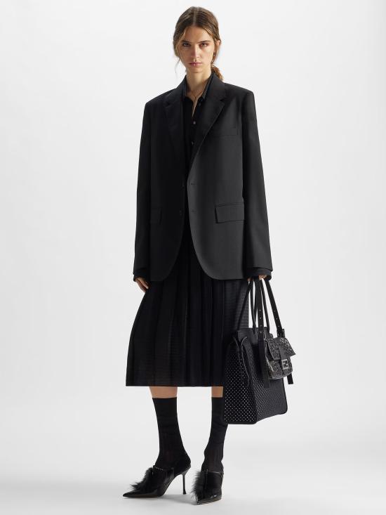 26FW 펜디 미디 원피스 FDD679AME8 F0QA1 Nero - FENDI