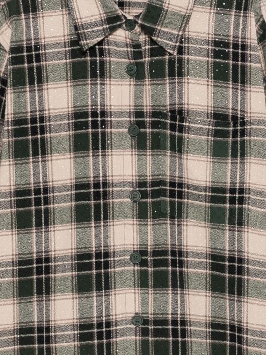 26FW 파로쉬 셔츠 D380669 COWBOY805 Fantasia verde - PAROSH