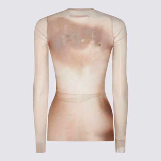 26FW 장 폴 고티에 긴팔 티셔츠 2604WTO561 M032P68 Beige - JEAN PAUL GAULTIER