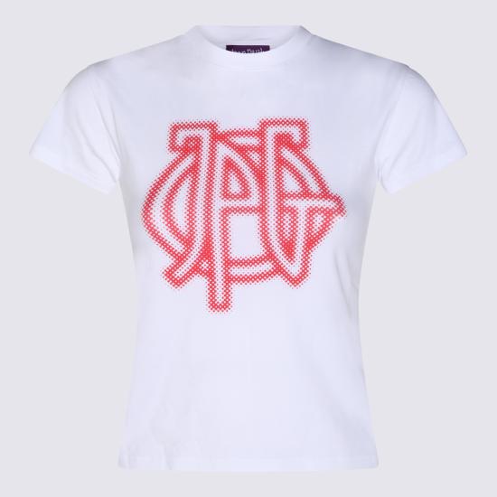 26FW 장 폴 고티에 반팔 티셔츠 2604WTO546 J0750130 WHITE RED