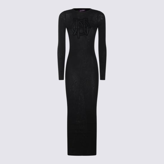 26FW 장 폴 고티에 미디 원피스 2604WDR185 M00000 Black