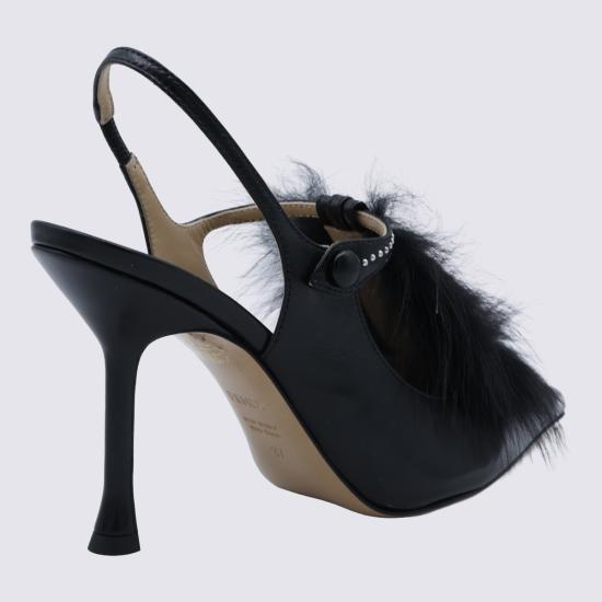26FW 펜디 힐/펌프스 8J9159 AY0WF0ABB NERO - FENDI