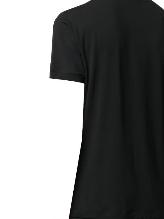 26FW 조르지오 아르마니 반팔 티셔츠 3GST52 SJP4ZUC99 BLACK - GIORGIO ARMANI