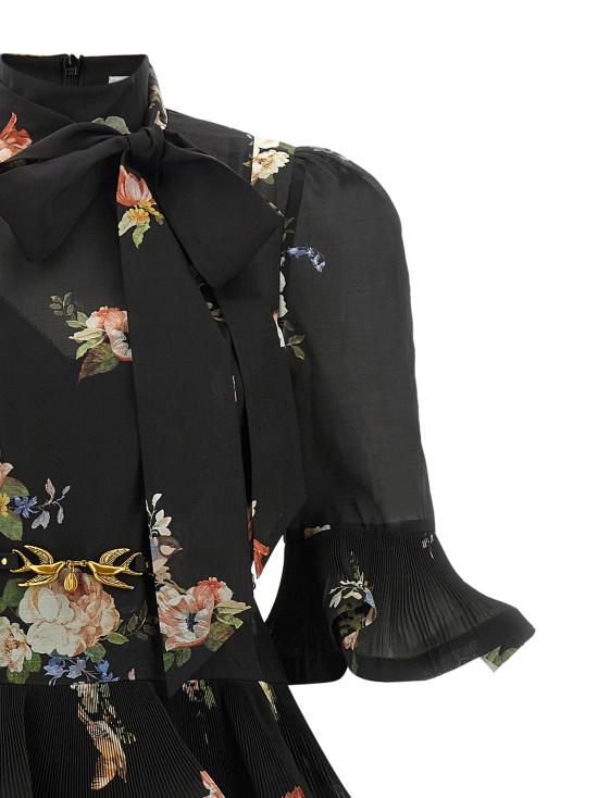26FW 짐머만 미디 원피스 5509DF26RBLBPR Black - ZIMMERMANN