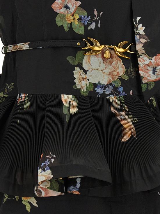26FW 짐머만 미디 원피스 5509DF26RBLBPR Black - ZIMMERMANN