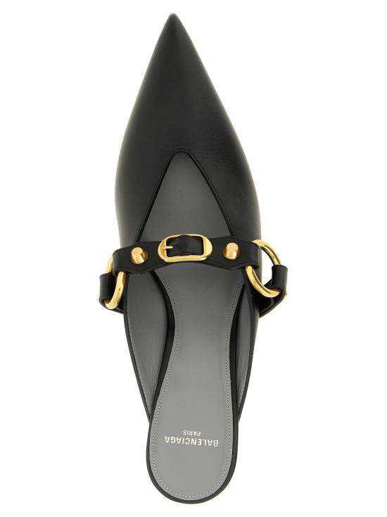 26FW 발렌시아가 시티 뮬 A000GQWCIB11087 Black - BALENCIAGA