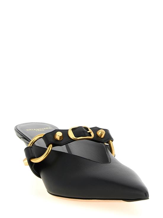 26FW 발렌시아가 시티 뮬 A000GQWCIB11087 Black - BALENCIAGA