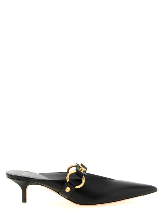 26FW 발렌시아가 시티 뮬 A000GQWCIB11087 Black