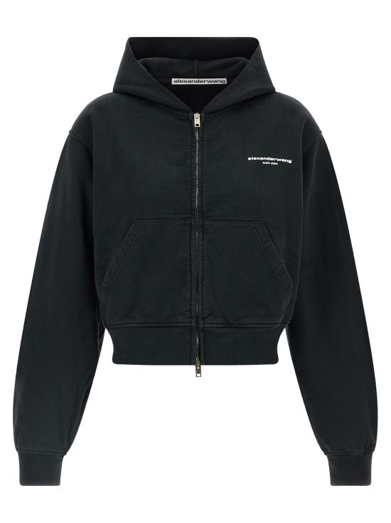 26FW 알렉산더 왕 긴팔 티셔츠 1CC4262799011 Black